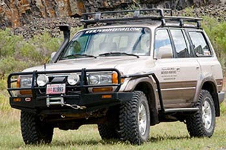 ARB Toyota Land Cruiser 1990-1997 Front Bumper 80 Series Winch Ready with Grille Guard, Black Powder Coat Finish 3411050