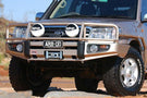 ARB 3413050 Toyota Land Cruiser 1998-2001 Deluxe Front Bumper 100 Series Winch Ready with Grille Guard, Black Powder Coat Finish