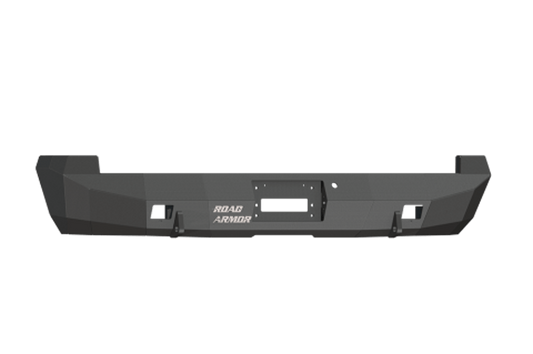 Road Armor 34200B 2003-2007 Chevy Silverado 2500/3500 Rear Bumper, Black, Winch-Ready, Stealth Series