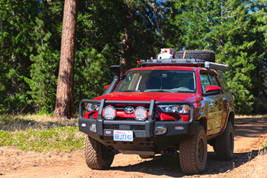 ARB 3421570K Toyota 4 Runner 2014-2023 Summit Bar Front Bumper Winch Ready with Grille Guard Powder Coat Finish