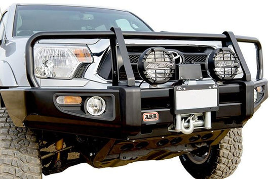 ARB 3423020B Deluxe Winch-Ready Front Bumper with Grille Guard for 1995-2004 Toyota Tacoma – Heavy-Duty Off-Road Protection