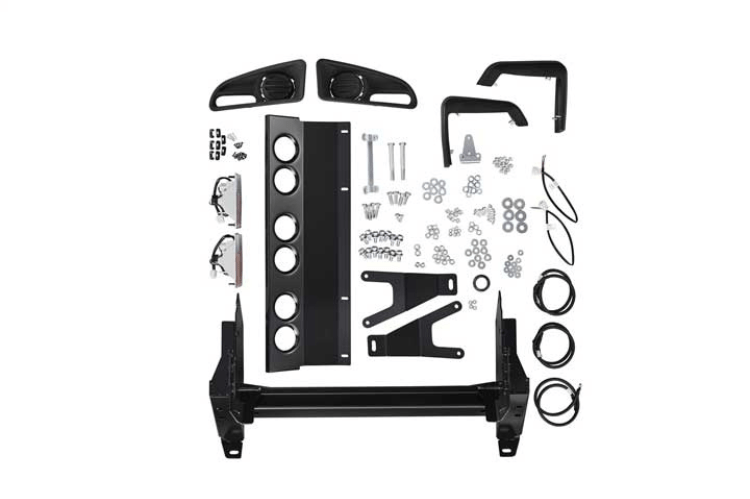 ARB 3423130 Toyota Tacoma 2005-2011 Deluxe Front Bumper Winch Ready with Grille Guard, Black Powder Coat Finish