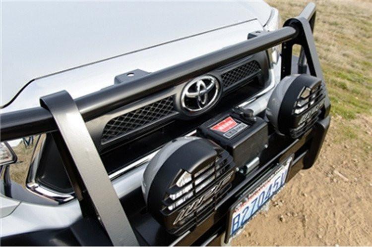 ARB 3423140 Toyota Tacoma 2012-2015 Deluxe Front Bumper Winch Ready with Grille Guard, Black Powder Coat Finish