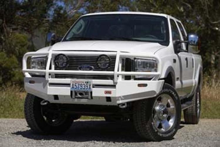 ARB Ford F250/F350 Superduty 2005-2007 Front Bumper Winch Ready with Grille Guard, Black Powder Coat Finish 3436040