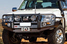 ARB Nissan Pathfinder 2005-2007 Front Bumper Winch Ready with Grille Guard, Black Powder Coat Finish 3438260