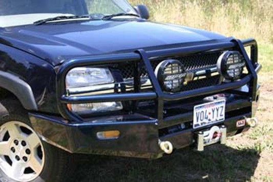 ARB Chevy Silverado 1500 2003-2006 Front Bumper Winch Ready with Grille Guard, Black Powder Coat Finish 3462020