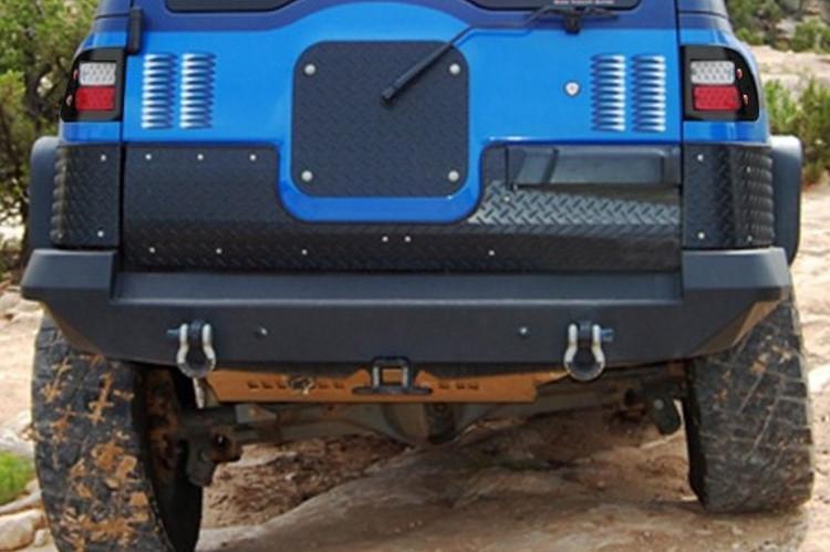 Warrior 3550 Toyota FJ Cruiser 2007-2014 Rear Bumper with D-Rings