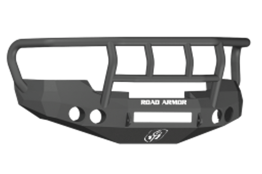 Road Armor 37702B-NW 2008-2013 Chevy Silverado 1500 Front Bumper Black W/Guard