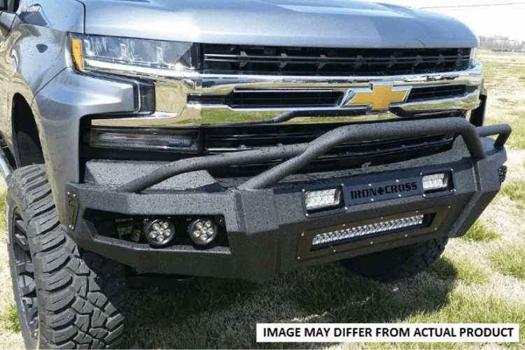 Iron Cross 62-515-19 Chevy Silverado 1500 2019-2022 Hardline Front Bumper With Push Bar