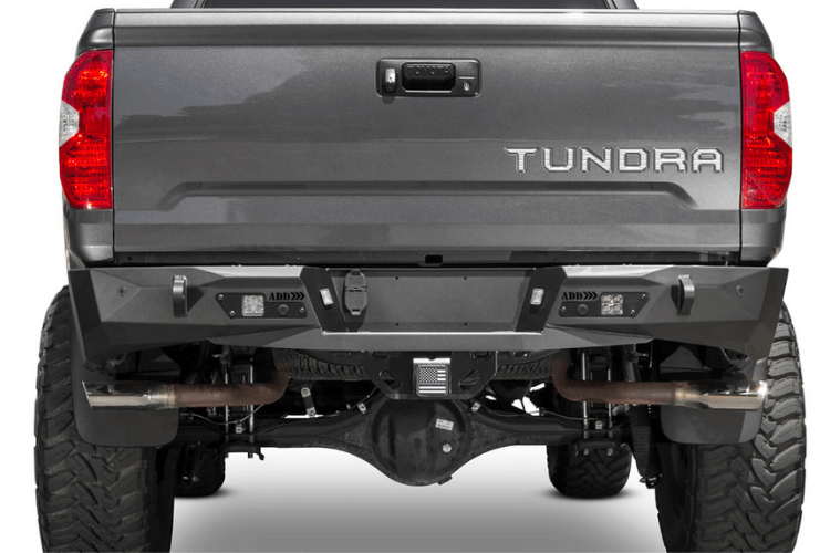 Addictive Desert Designs R741231280103 Toyota Tundra 2014-2021 Stealth Fighter Rear Bumper With Back Up Sensors