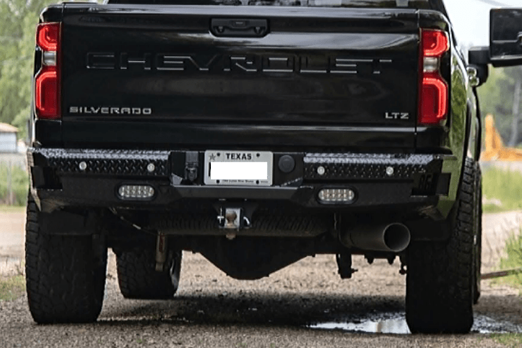 Bodyguard KFC20BYG Chevy Silverado 2500/3500 2020-2025 FT Rear Bumper With Sensor Cutouts