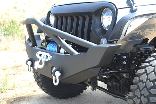 DV8 Offroad Jeep Gladiator JT 2020 Hammer Forged Front Bumper Pre-Runner Guard Winch Ready FBSHTB-12