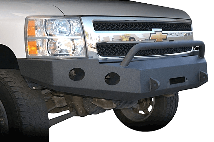 DV8 Offroad Chevy Silverado 1500 2007-2013 Front Bumper  With Hoop Winch Ready FBCS1-01