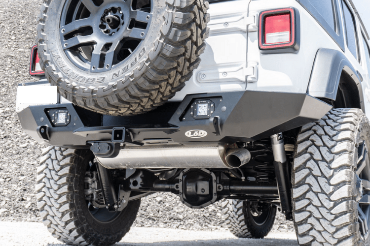 Lod Offroad Destroyer Rear Bumper Jeep Wrangler JL 2018-2020 Full-Width JRB1841