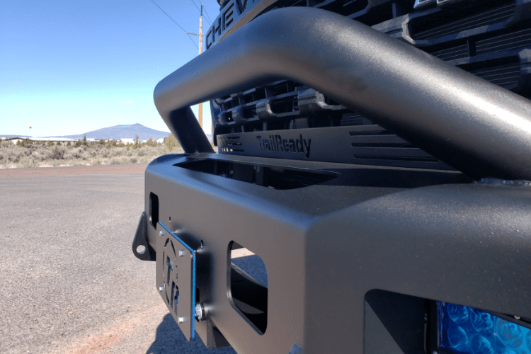 TrailReady 10725P Chevy Silverado 2500/3500 2020-2023 Front Bumper Winch Ready With Pre-Runner Guard