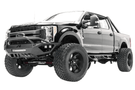 Fab Fours Open Fender Vengeance Pre-Runner Guard Front Bumper 2017-2022 Ford F250/F350 Superduty FS17-V4162-1