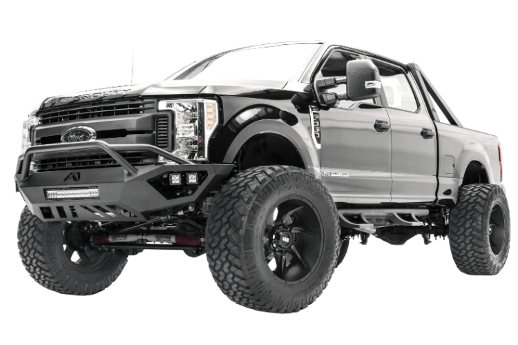 Fab Fours Open Fender Vengeance Pre-Runner Guard Front Bumper 2017-2022 Ford F250/F350 Superduty FS17-V4162-1