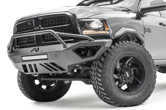 Fab Fours Open Fender Vengeance Pre-Runner Guard Truck Front Bumper 2016-2018 Dodge Ram 2500/3500 DR16-V4062-1