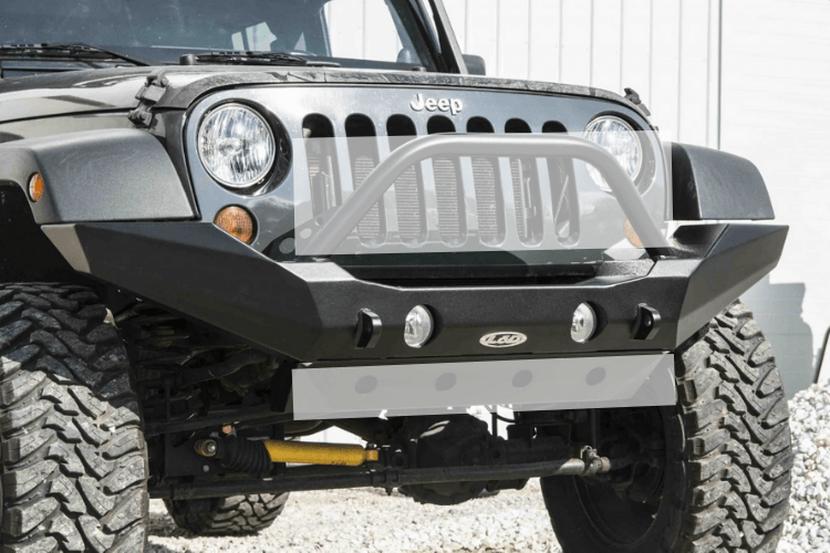 Lod Offroad Destroyer Front Bumper Jeep Wrangler JK 2007-2017 Full-Width Without Bull Bar Guard JFB0721