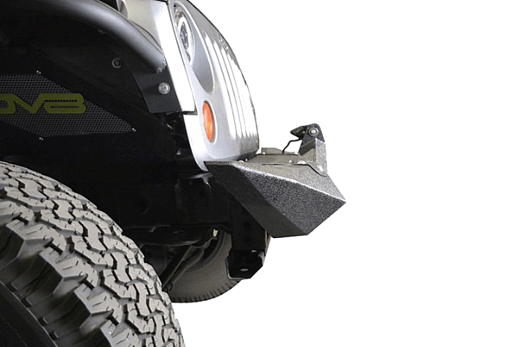 DV8 Offroad Jeep Gladiator JT 2020-2023 Front Bumper Mid-Width with Light Bar Mount Winch Ready FBSHTB-24