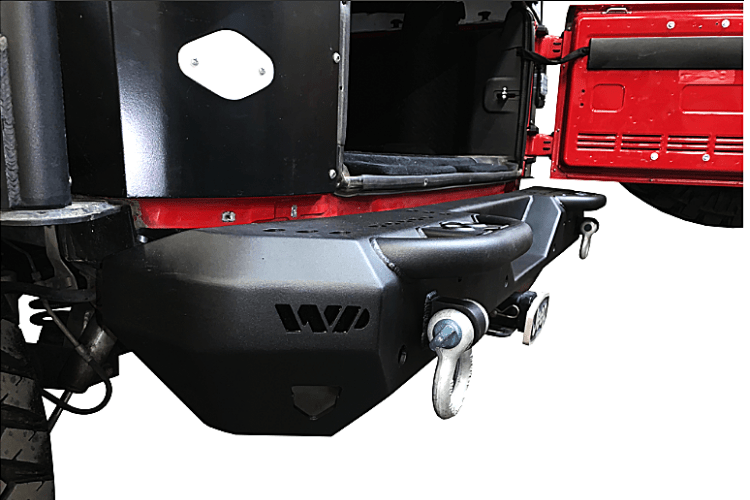 Fp43613 Rear Warrior 6595 Jeep Wrangler JK 2007-2018 MOD Series Rear Bumper With St ...