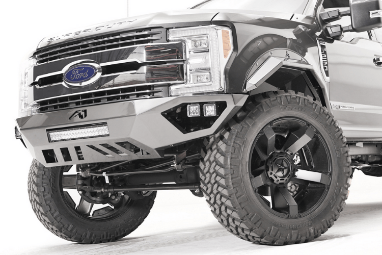 Fab Fours Open Fender Vengeance No Guard Front Bumper 2017-2022 Ford F250/F350 Superduty FS17-V4161-1