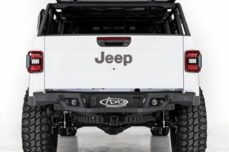 ADD R971241280103 Jeep Gladiator JT 2020-2023 Stealth Fighter Rear Bumper With Back Up Sensors