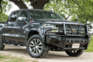 Frontier 300-21-9009 Chevy Silverado 1500 2019-2022 Original Front Bumper Black Powder Coated Light Bar Compatible