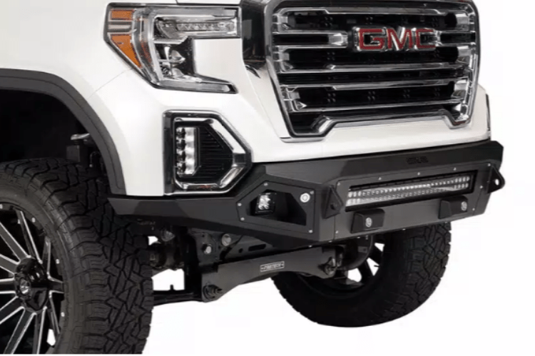 Bodyguard GAG19AY1T GMC Sierra 1500 2019-2021 A2L Base Front Bumper With Sensor Cutout