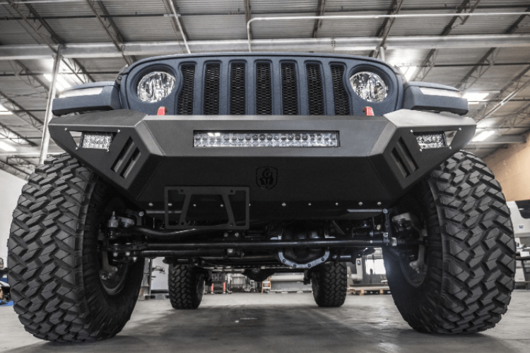 Road Armor 5183XF0B Jeep Wrangler JL/JT 2018-2020 Spartan Front Bumper Non-Winch Texture Black
