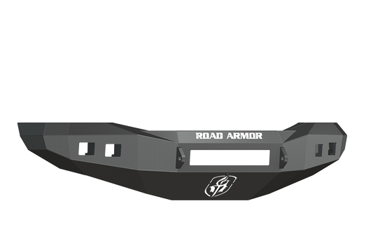 Road Armor 406R0B-NW 2006-2009 Dodge Ram 2500/3500 Front Bumper, Stealth Series, Non-Winch, Square Fog Light Port, Black