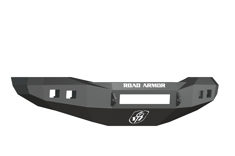 Road Armor 406R0B-NW 2006-2009 Dodge Ram 2500/3500 Front Bumper, Stealth Series, Non-Winch, Square Fog Light Port, Black