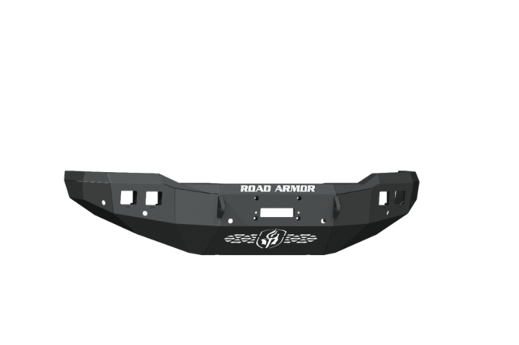Road Armor Stealth 4192F0B 2019-2024 Dodge Ram 2500/3500 Front Bumper Winch with 6 Sensors Textured Black