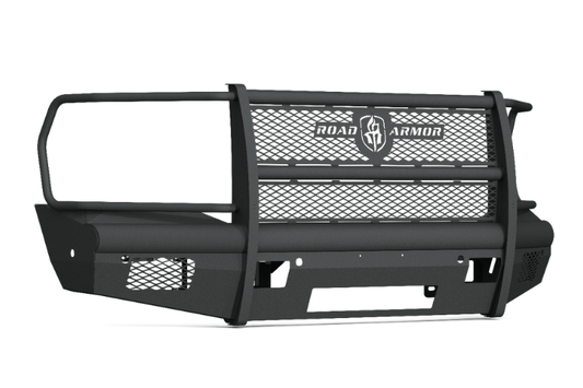 Road Armor Vaquero 4192VF6B 2019-2024 Dodge Ram 2500/3500 Front Bumper Non-Winch 6 Sensor Full Guard