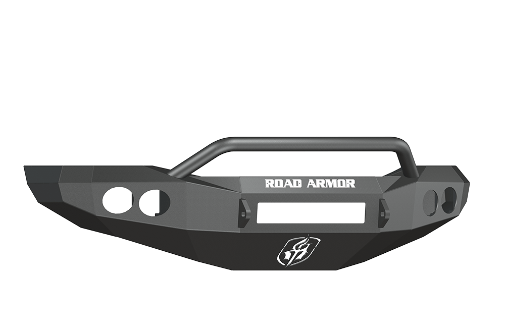 Road Armor 44074B-NW 2006-2008 Dodge Ram 1500 Front Bumper, Black Finish, Pre-Runner Style, Stealth Series, Round Fog Light Hole, Non-Winch