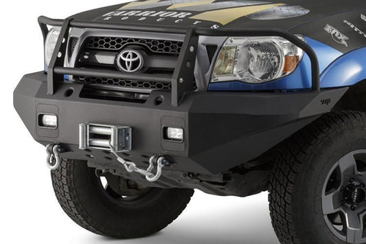 Warrior 4535 Toyota Tacoma 2012-2015 Front Bumper Winch Ready with Brush Guard & D-Rings Mounts 