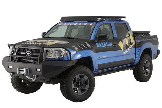 Warrior 4535 Toyota Tacoma 2012-2015 Front Bumper Winch Ready with Brush Guard & D-Rings Mounts 