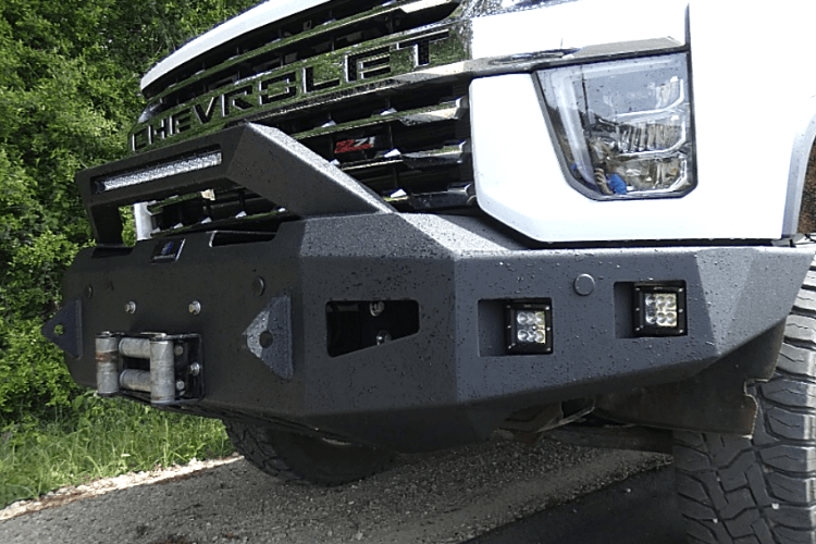 Hammerhead 600-56-0977 Chevy Silverado 2500/3500 2020-2023 Front Bumper Formed Guard Winch Ready