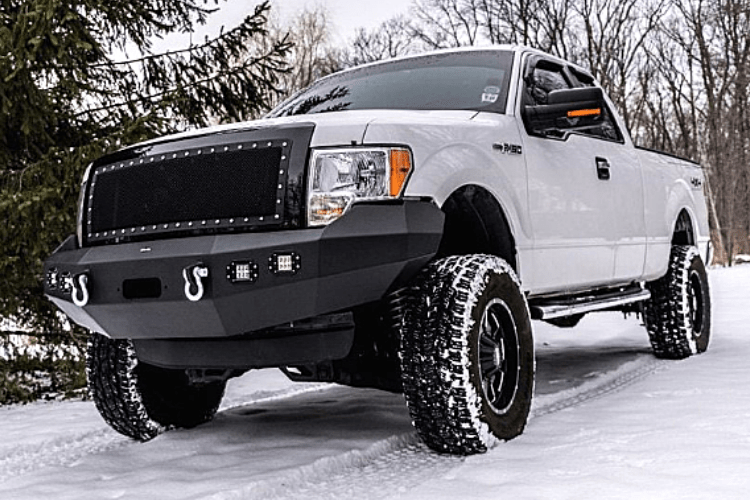 DV8 Offroad Ford F-150 2009-2014 Front Bumper Winch Ready FBFF1-02