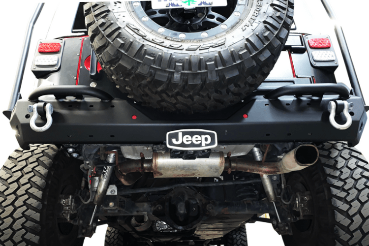 Fp43613 Rear Warrior 6595 Jeep Wrangler JK 2007-2018 MOD Series Rear Bumper With St ...