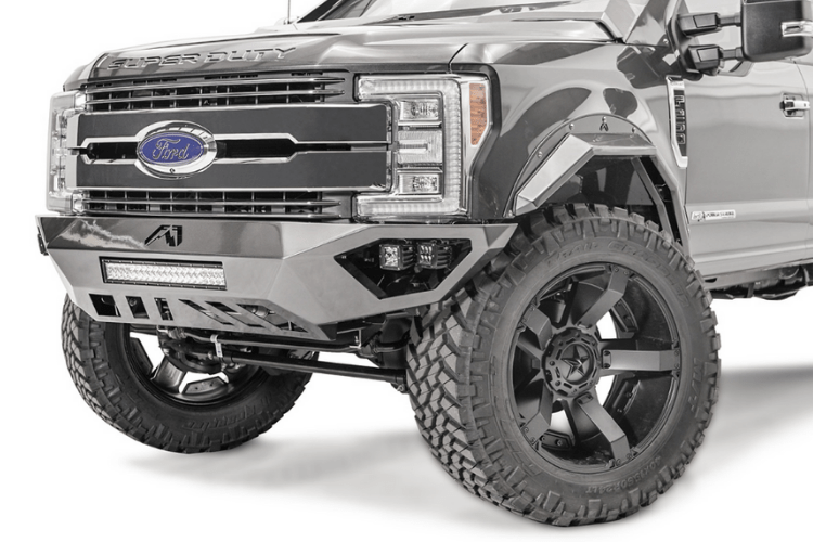 Fab Fours Open Fender Vengeance No Guard Front Bumper 2017-2022 Ford F250/F350 Superduty FS17-V4161-1
