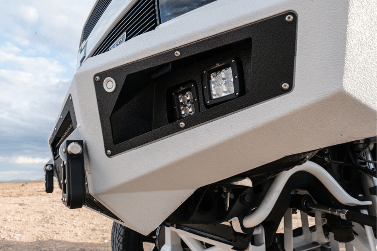 Bodyguard GAC19AN1T Chevy Silverado 1500 2019-2021 A2L Base Front Bumper Single Light Bar No Sensor Cutouts