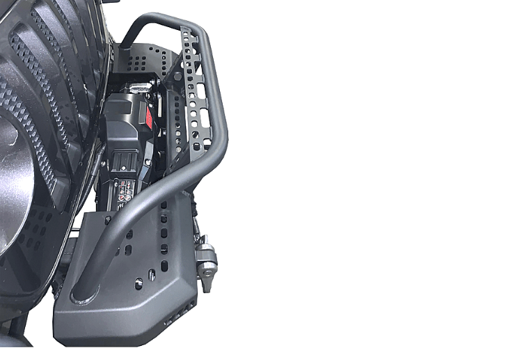 Warrior 6537 Jeep Wrangler JL 2018-2024 MOD Series Front Bumper Stubby With Brush Guard