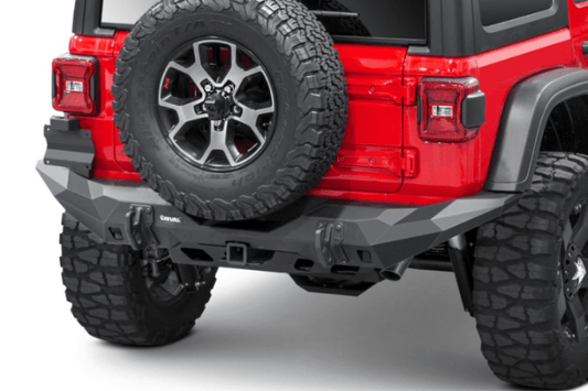 Rival Jeep Wrangler JL 2019-2020 Rear Bumper Aluminum Full-Width 2D.2723.1-NL