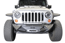DV8 Offroad Jeep Wrangler JL 2018-2024 Front Bumper Mid-Width with Light Bar Mount Winch Ready FBSHTB-24