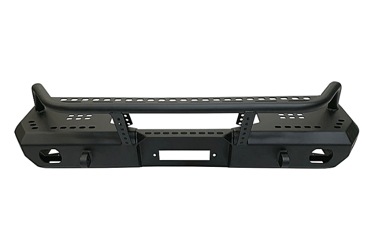 Warrior 6578 Jeep Wrangler JK 2007-2018 MOD Series Front Bumper Mid-Width With Brush Guard