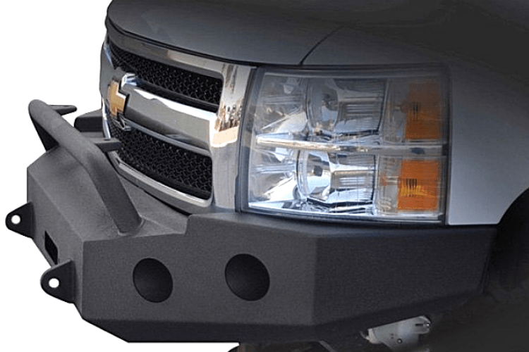 DV8 Offroad Chevy Silverado 1500 2007-2013 Front Bumper  With Hoop Winch Ready FBCS1-01