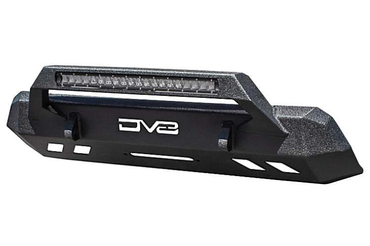 DV8 Offroad Toyota Tacoma 2016-2021 Front Bumper With Hoop Winch Ready FBTT1-05