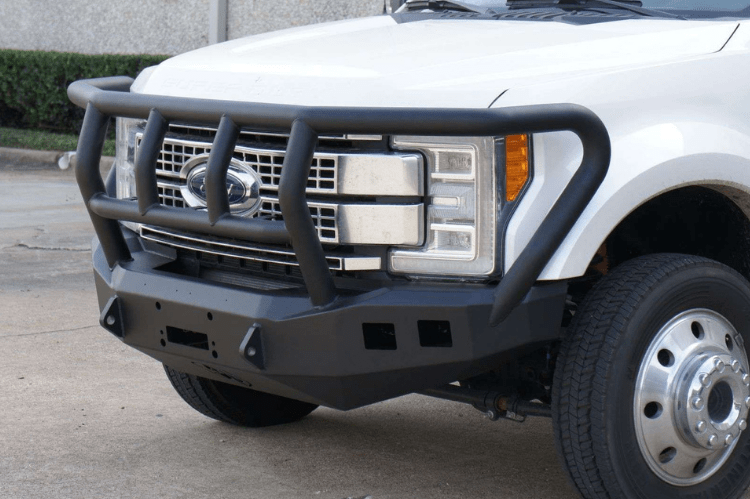 Road Armor Stealth 61742B 2017-2021 Ford F250/F350/F450/F550 Superduty Front Winch Bumper Titan II Guard Wide Flare