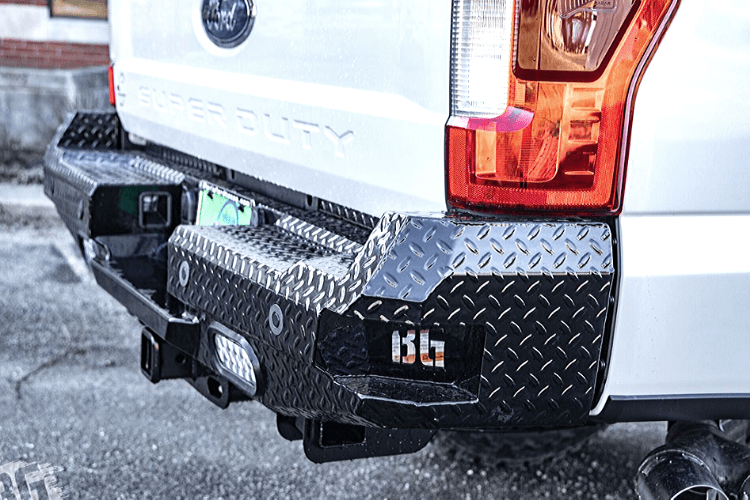 Bodyguard KFF17BYG Ford F250/350 Superduty 2017-2022 FT Rear Bumper With Sensor Cutouts
